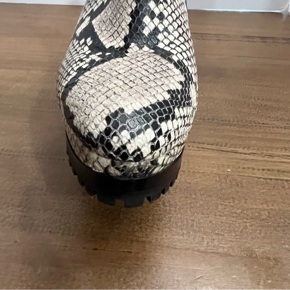 All Saints Sarris Snakeskin Bootie 40 - Picture 14 of 15